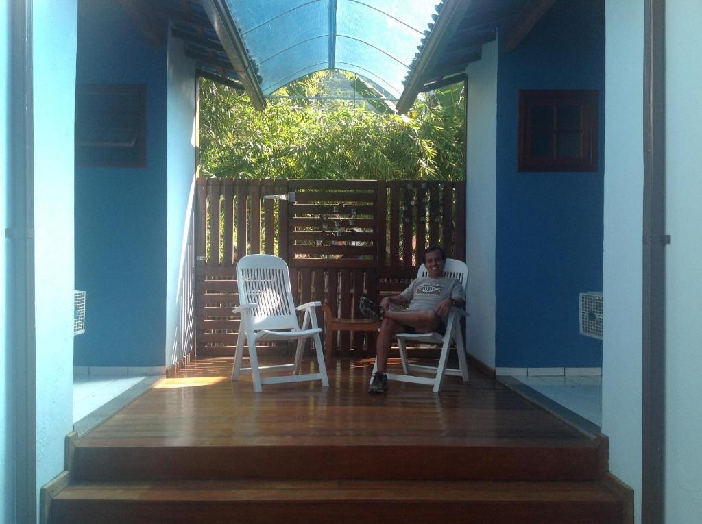 Pousada Telhado Azul Abraão Exterior foto